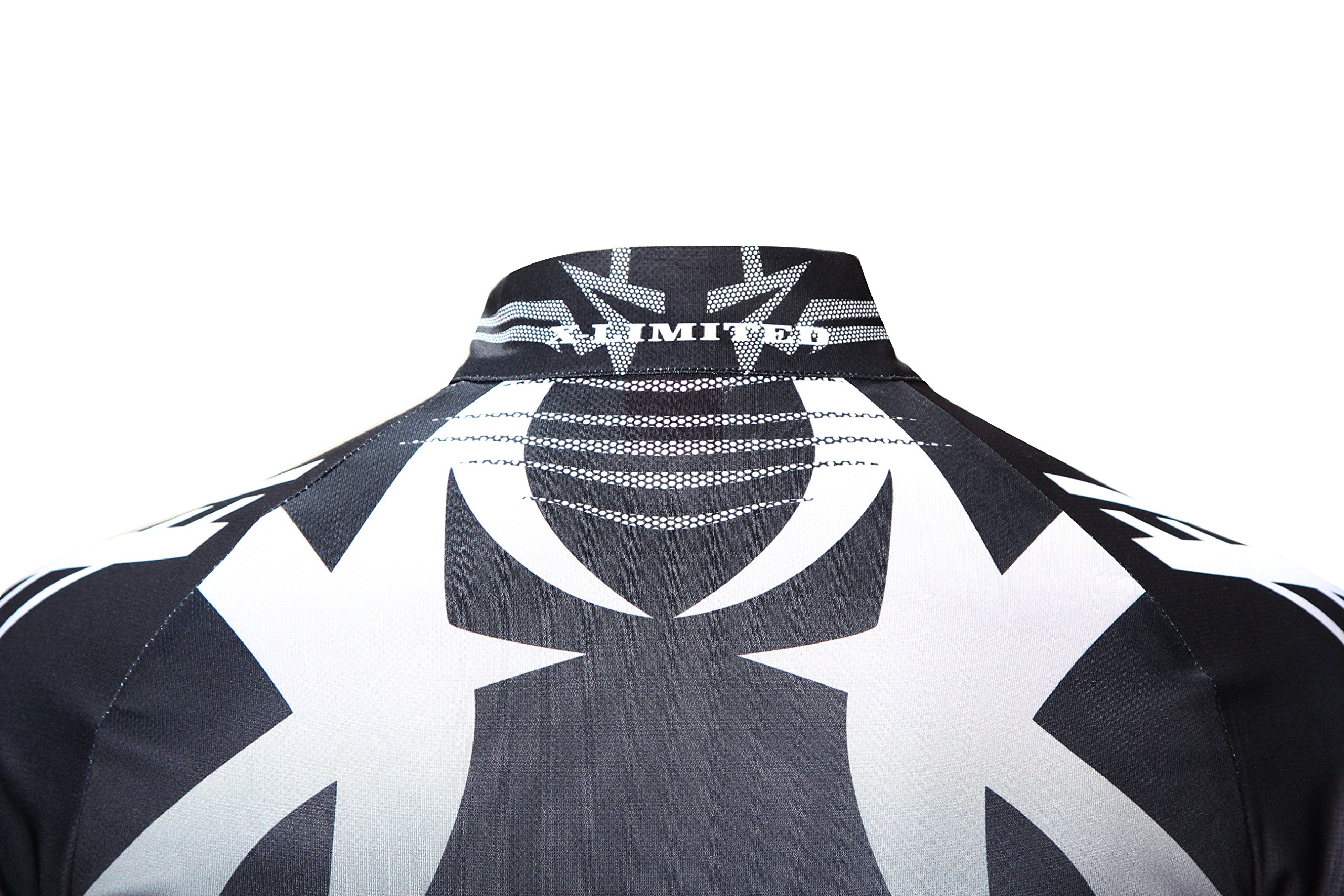 POKEE Men\'s Anti UV Sun Protection Shirts Zipper Stand Collar Fishing Wear Outdoor