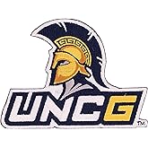 Desert Cactus University of North Carolina Greensboro Patch – Embroidered Iron On/Sew On Applique for Blazers, Jackets, Backpacks, Bags, Hats & Tactical Gear – Spartans (Patch - Design A)