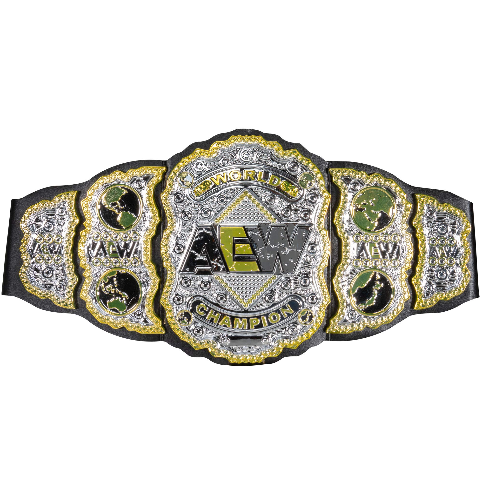 AEW World Championship Belt - Authentic Design Role-Play, Wear and Display Title Belt