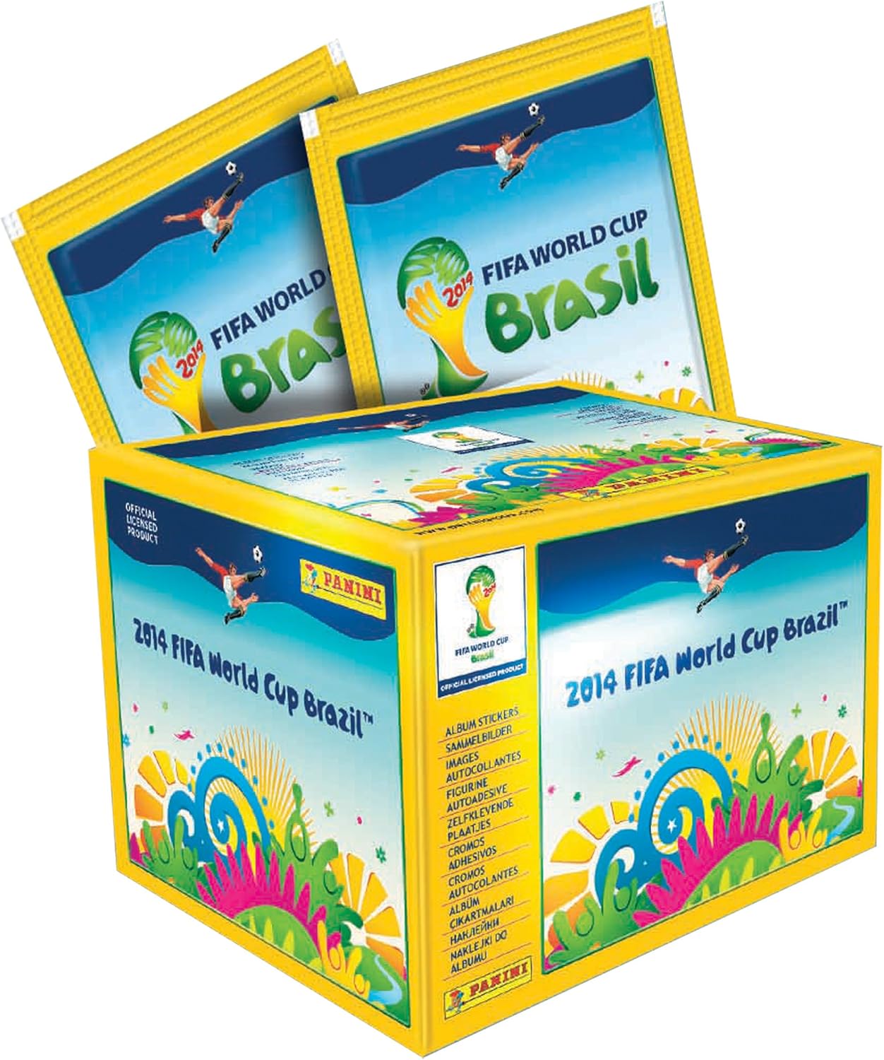 Panini - Cromos Copa Mundial de la FIFA Brasil 2014(TM) (100 Sobres, 500 cromos) [Importado]: Amazon.es: Juguetes y juegos