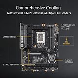 ASUS TUF GAMING Z790-PRO WIFI Motherboard LGA1700 PCIe 5.0 DDR5 16+1+1 view 5