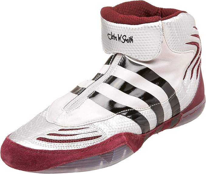 Adidas Men's AdiSTRIKE John Smith Wrestling Shoe, Granate, Negro