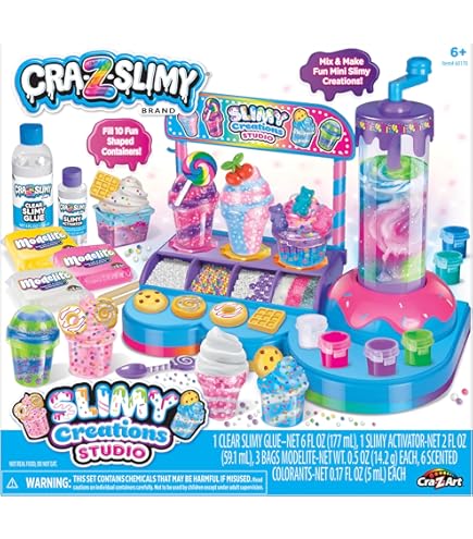 Amazon.com: CRA-Z-Slimy Scented Slimy Creations Studio, Dessert