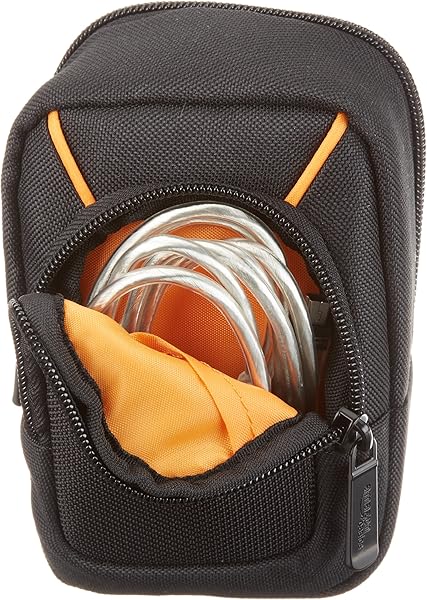 Praktica Luxmedia WP240 Waterproof Digital Compact Camera Orange 20 MP4x Optical Zoom Amazon Basics Case for Point and Shoot Camera Large