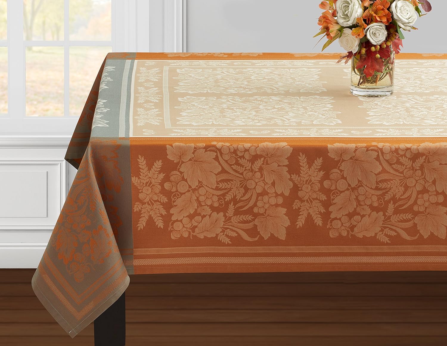 Benson Mills Gathering Harvest Engineered Jacquard Napkins (18" X 18" Napkins Set of 4, Taupe): Home & Kitchen