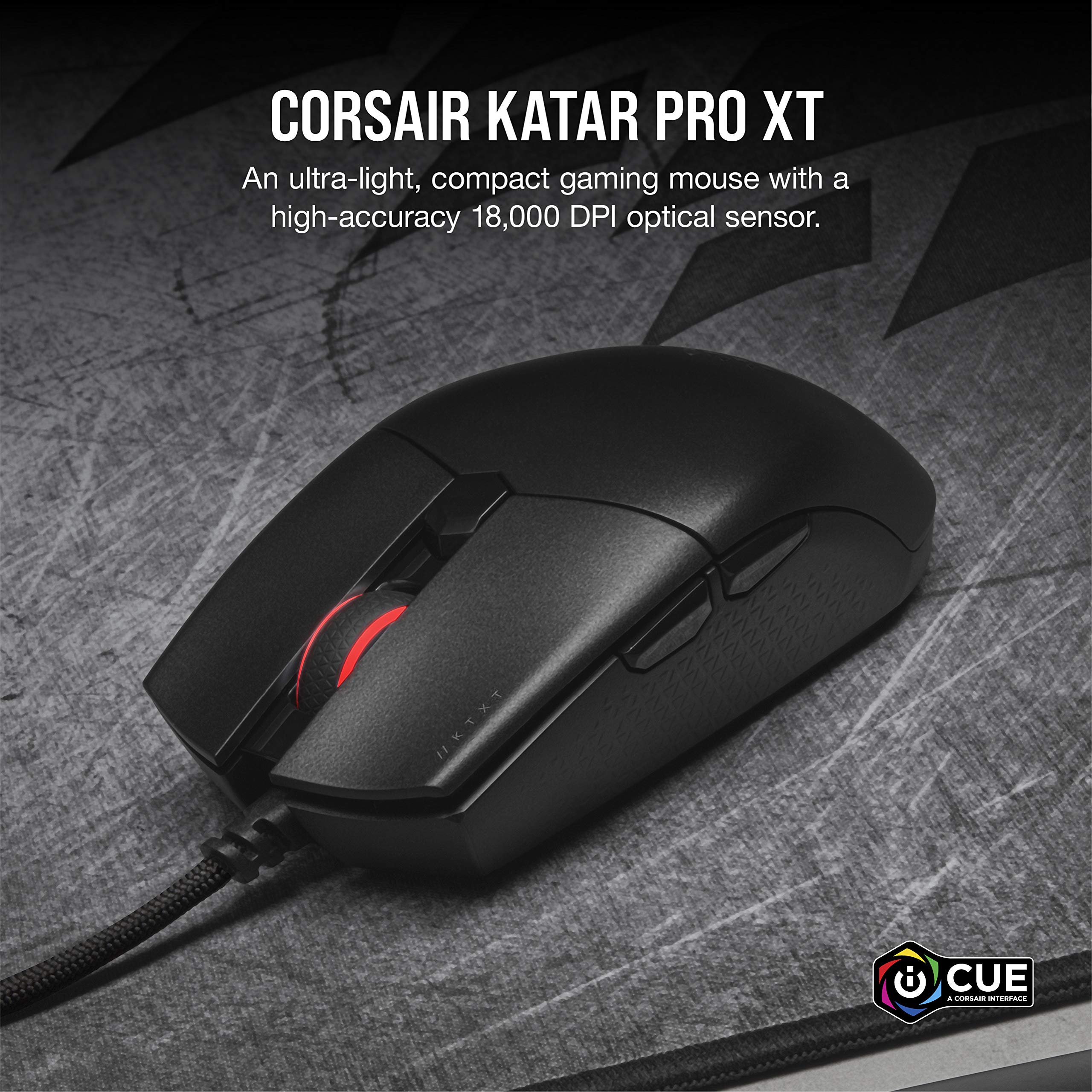 Corsair Katar Pro XT Ultra-Light Gaming Mouse- 18k DPI PixArt Optical ...