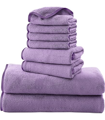 Lot De 24 Serviettes De Bain Grises Pour Salle De Bain, 100 % Coton, Très Absorbantes, 2 Draps De Bain Surdimensionnés, 4 Serviettes De Bain Grises, 6 Serviettes Grises, 8 Gants De