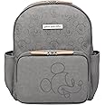 Petunia Pickle Bottom District Diaper Bag Backpack for On-The-Go Parents, Stylish, Spacious & Secure, Lightweight & Easy to Clean, Perfect for Everyday Use (Love Mickey Mouse)