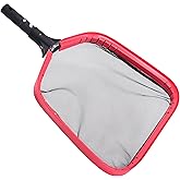 U.S. Pool Supply Professional Heavy Duty Large 14" Swimming Pool Leaf Skimmer Net - Strong Aluminum Frame for Faster Cleaning & Easier Debris Pickup and Removal - Clean Pools, Spas, Ponds