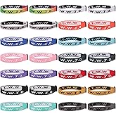Meajjew 28PCS WWJD Christian Bracelet Pack for Women Men, Christian Jesus Gifts Adjustable Wristbands, WWJD Bracelets Bulk - What Would Jesus Do Bracelet