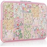 iCasso Laptop Sleeve 13 inch for MacBook Air 13-13.6 inch M3/M2/M1, Cute Laptop Sleeve for MacBook Pro 13 inch, Slim Protective Travel Carrying Case for MacBook Pro 14'', Chromebook, HP, Dell, Pink