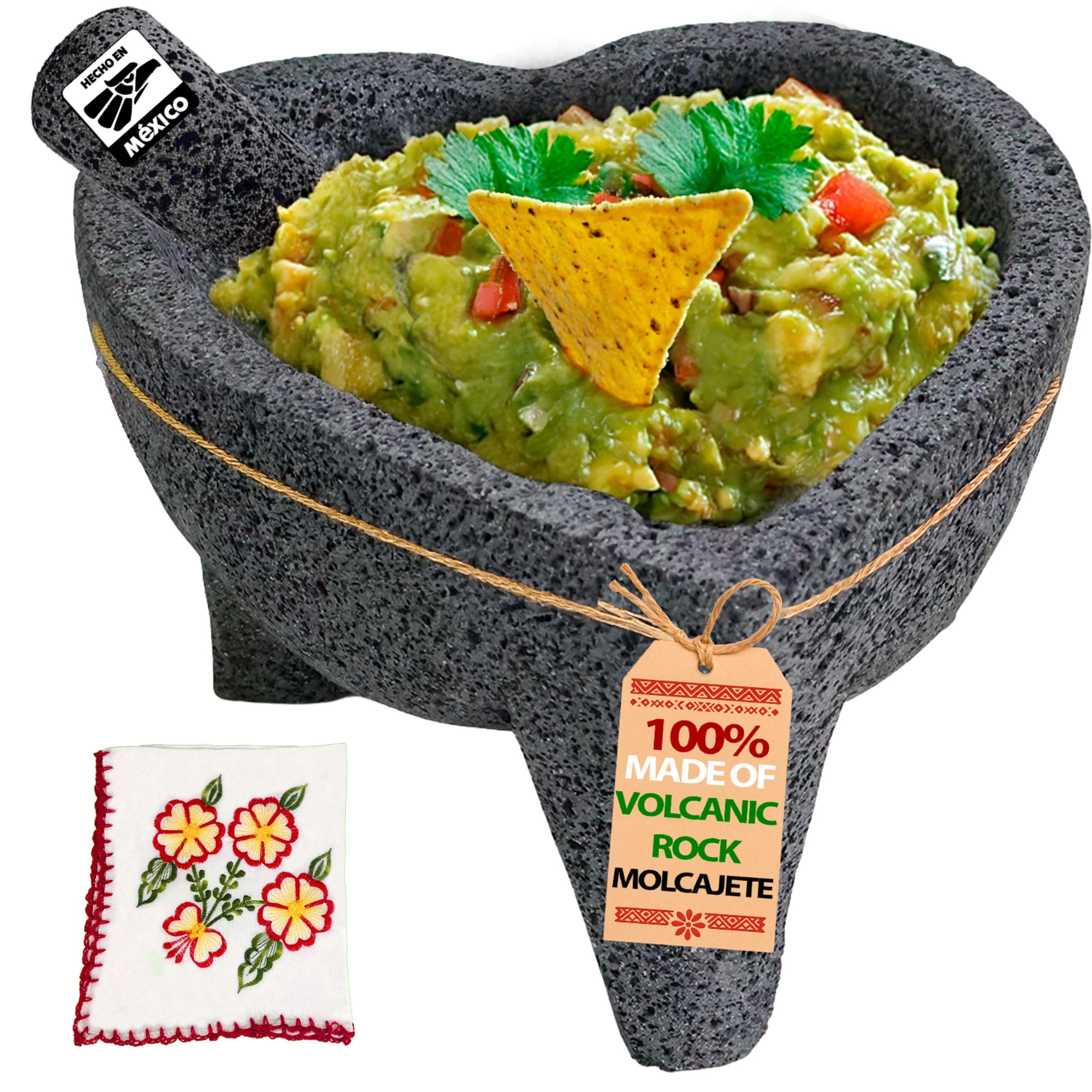 Photo 1 of Cuitaxi The Original Heart Molcajete Mexicano - molcajete de Corazon Piedra - molcajete en Forma de Corazon - Heart Shape molcajete Bowl - molcajete Volcanic Rock Corazon Grande - Heart Shaped Mortar