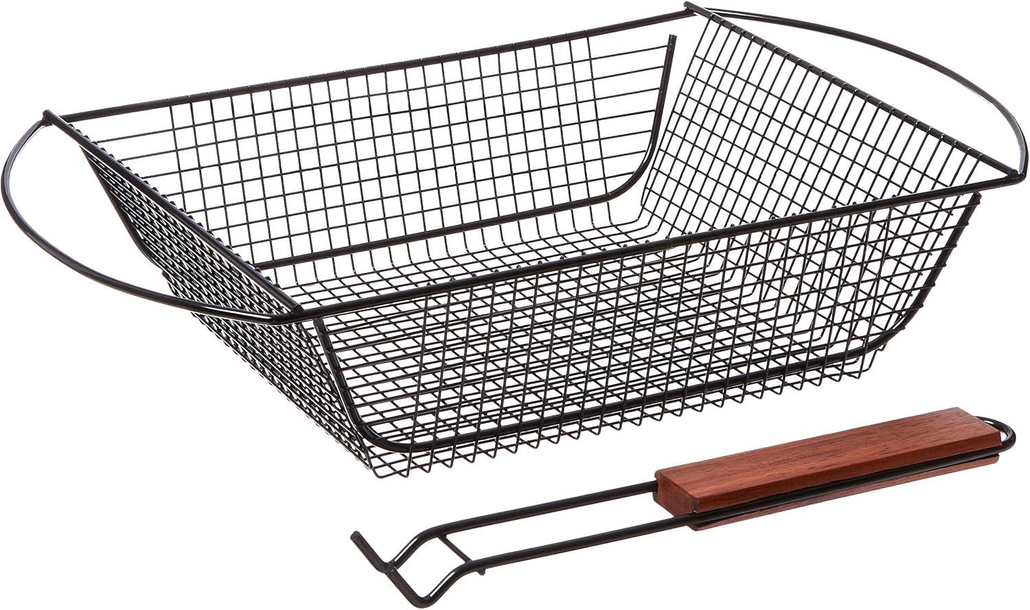 Charcoal Companion NonStick Shaker Basket for Grilling