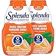 SPLENDA Liquid Water Enhancer Drops, Orange Tangerine Flavor, Sugar Free, Concentrated Drink Mix, 92mL Bottle (Pack of 2)
