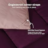HIG 3 Piece Plum Reversible Duvet King 240x220 OEKO-TEX 10.5 Tog view 4