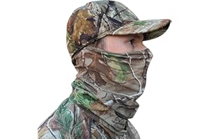 QuikCamo Camo Face Mask Gaiter for Turkey Hunting