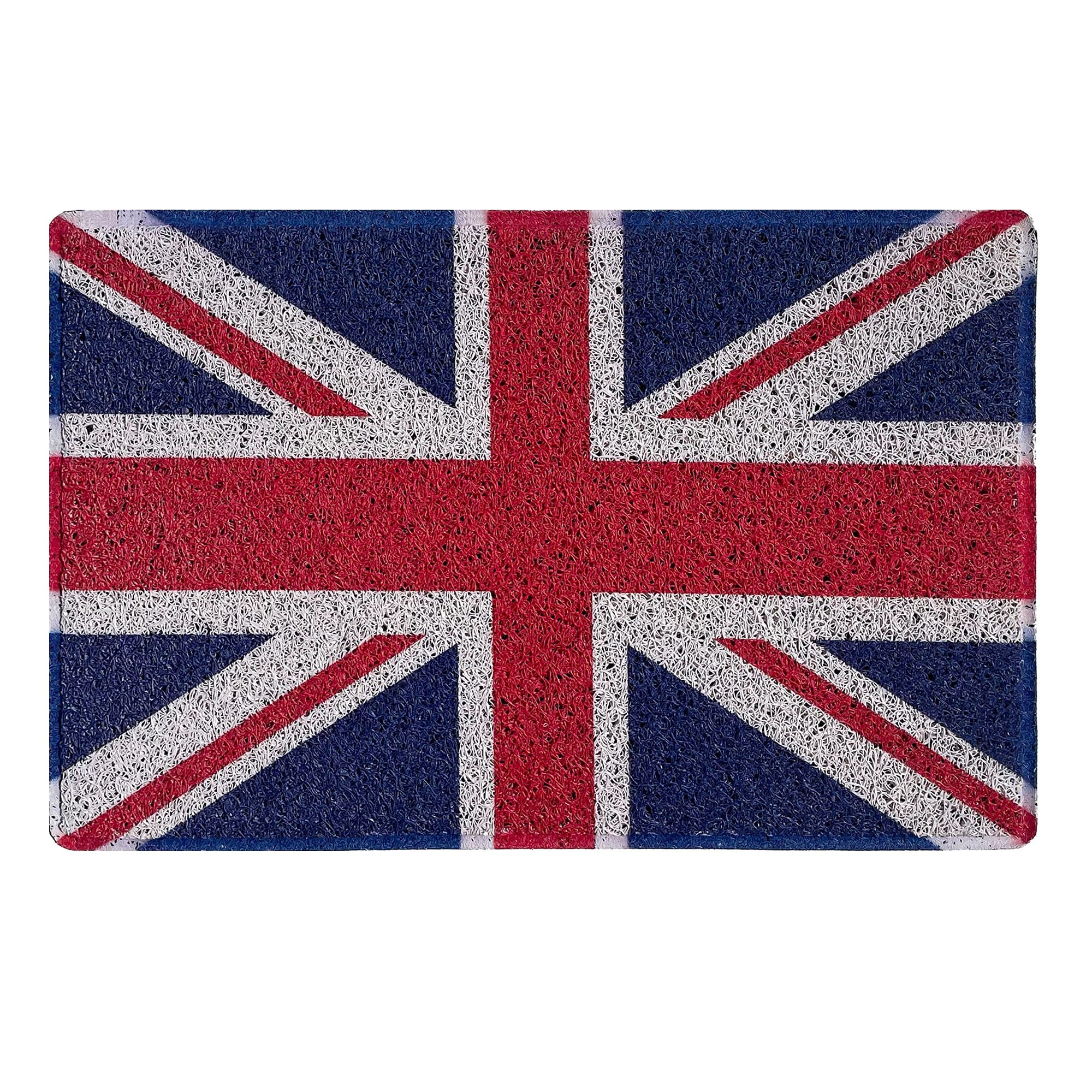 Nicoman Flag Doormat UK British Sign Royal Army Navy RAF MOD Family Door Mat-(60x40cm, Union Jack)