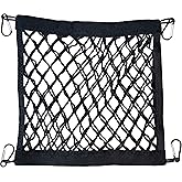 Helmet Holder for Backpack, Could be Used as Cover and Container, 4 Sides Elastic Bands, Comes with 4 Carabiners, Carrying Your Helmet in an Elegant Way