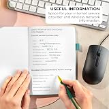 Clever Fox Password Book with Alphabetical Tabs Turquoise Medium view 5
