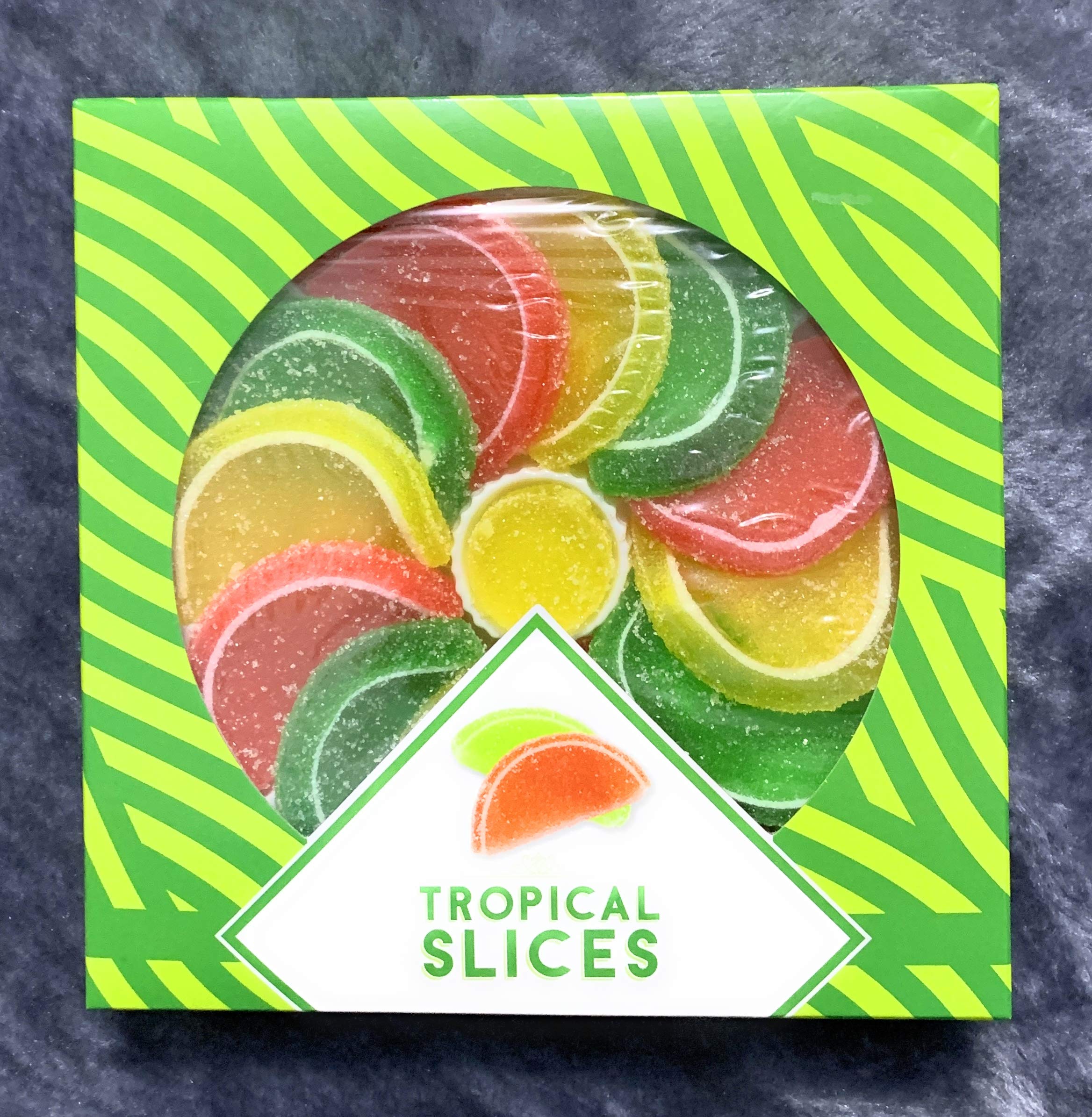 Best gifts NEW DELICIOUS SUGAR COATED TROPICAL MIX SLICES FLVOUR JELLY 13 SLICES