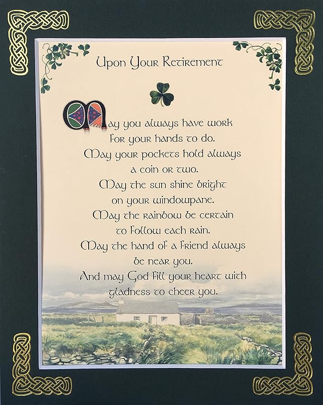 Amazon.com: Retirement Blessing - May You Always Have Work For Your ...