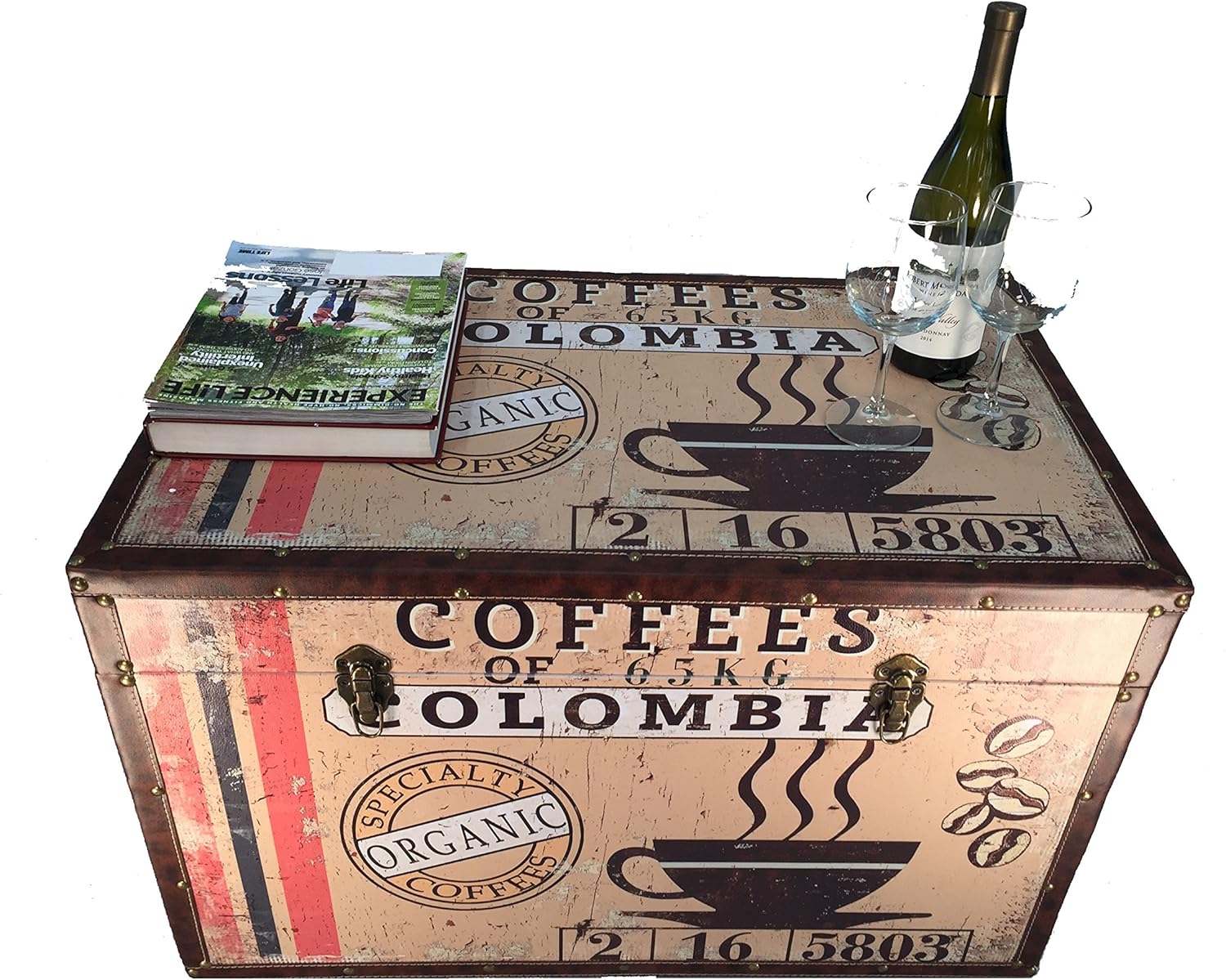 Best wooden trunk chest coffee table