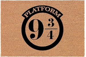 WTFGoqek Welcome Doormat Printed Memory Foam Floor Mats Door Mat Platform 9 3/4 Three Fourths Funny Home Bathroom Bath Shower