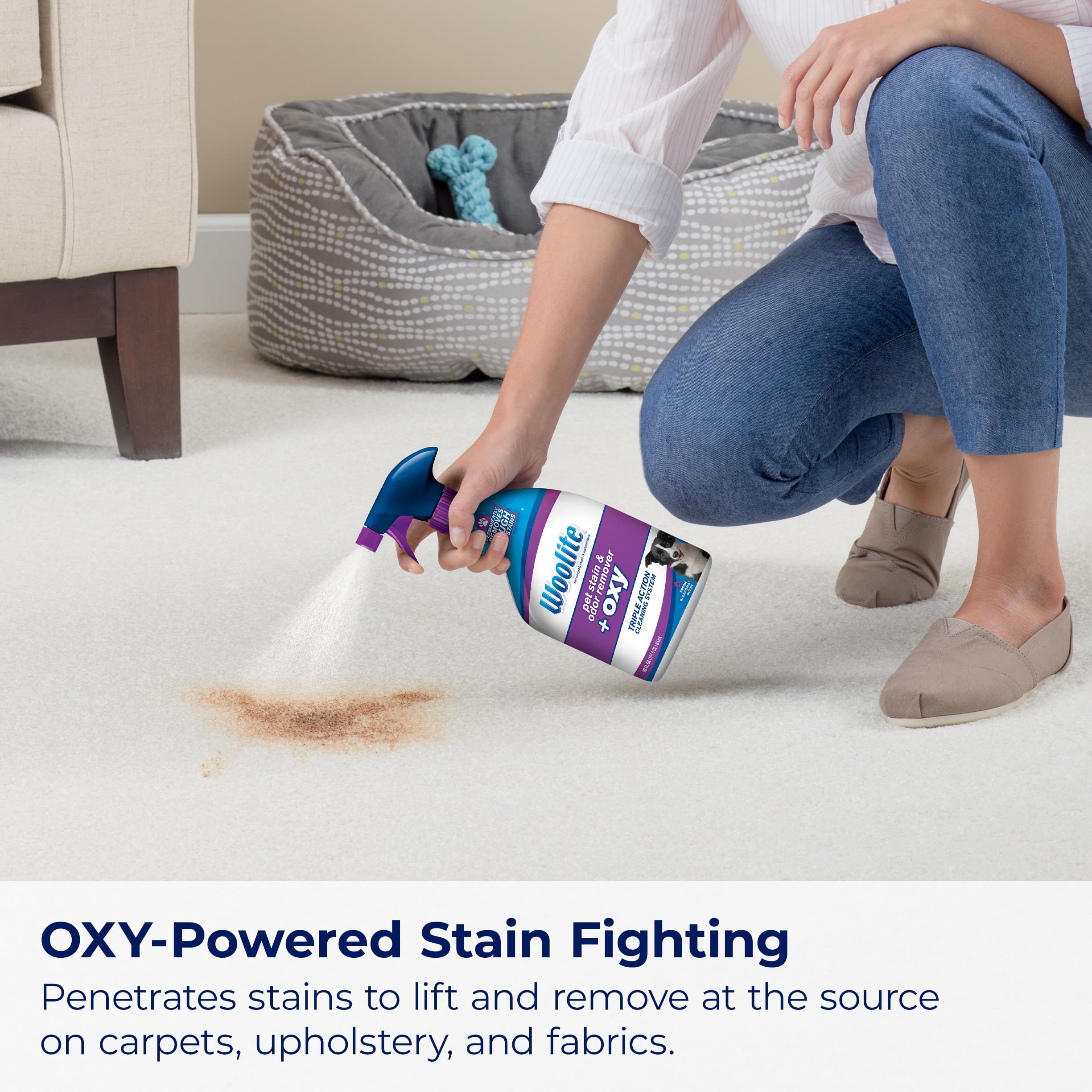 Bissell Woolite® Advantage Pet Stain & Odor Remover + Oxy, 2-Pack, 3326
