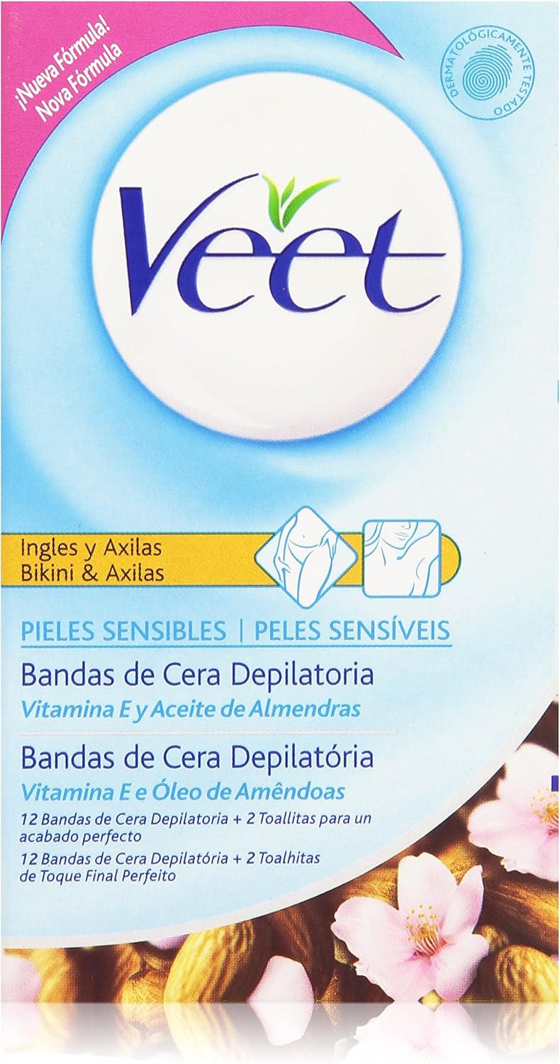 Dep.veet bandas frias ingles y axil (bikini)-sensibles 12 uds.- #2 (8410104512507)