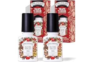 Poo-Pourri Before You Go Toilet Spray Apple Cider, 2 Ounce Bottles 2 Pack