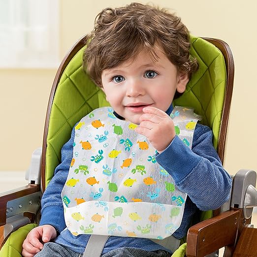 Disposable Bibs for travel with twins