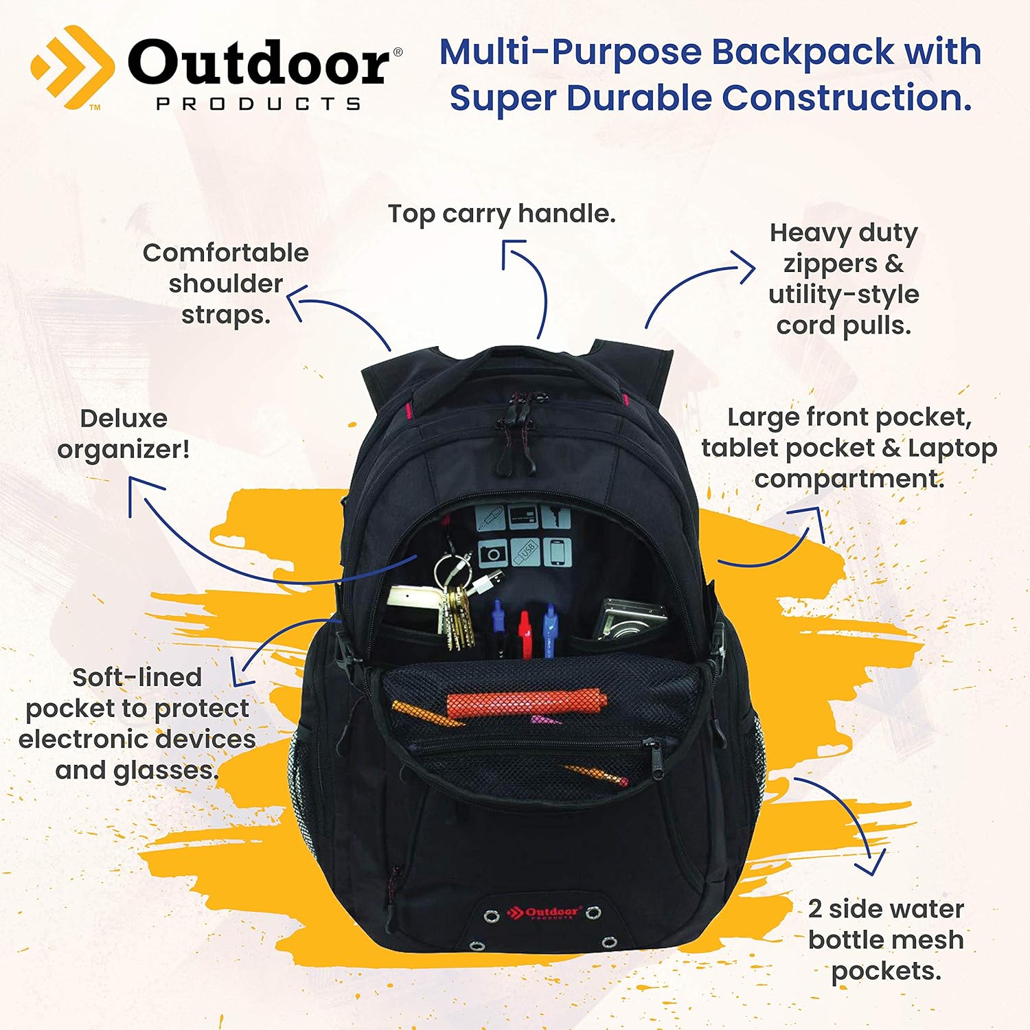 outdoor products laptop backpack