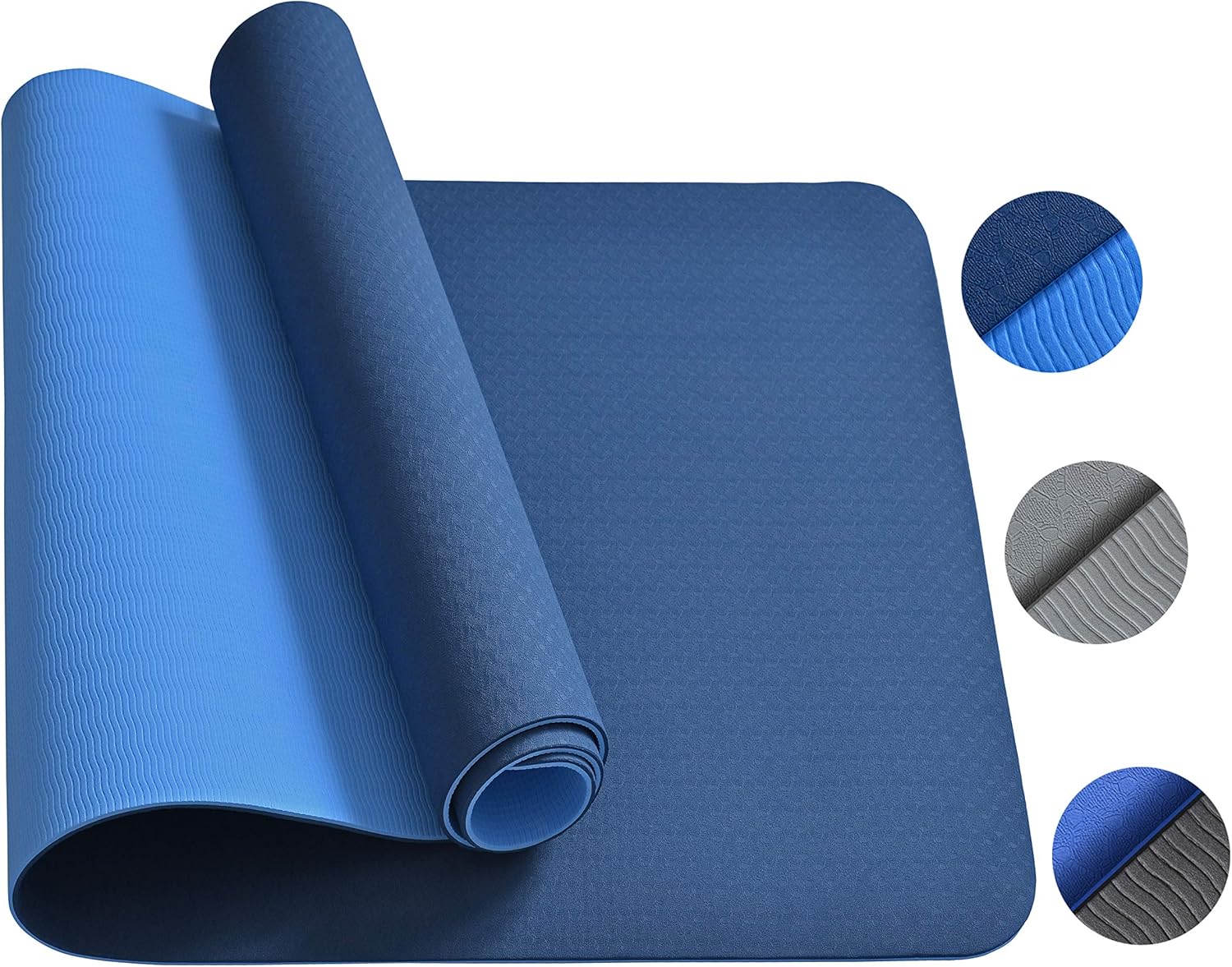 Buy ZIZOhome EcoFriendly TPE Yoga mat Non Slip Fitness & Exercise in