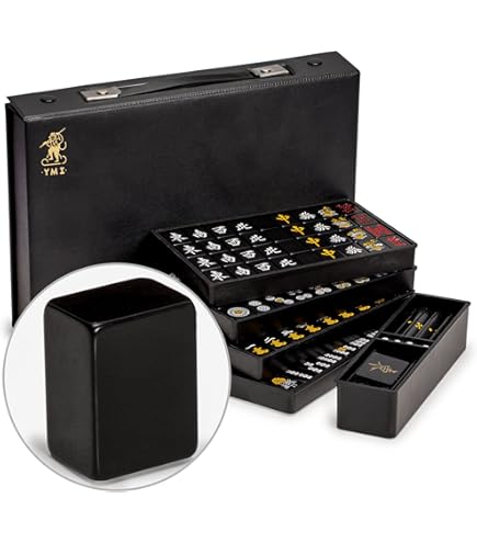 Amazon.com: Dal Negro Luxury Grand Mah Jong (Mahjong) Set with