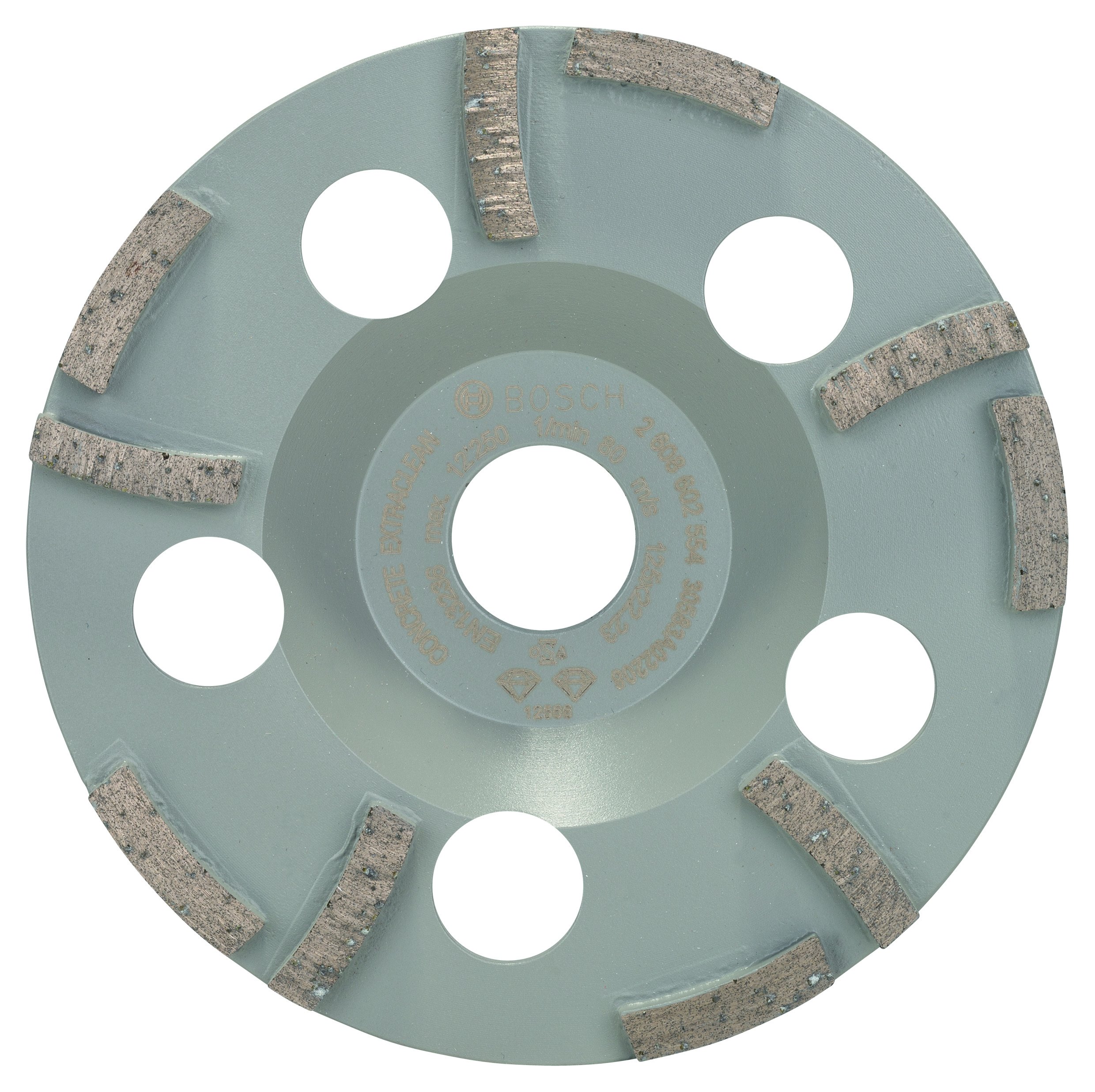 Bosch 2608602554 125 x 22.23 x 4.5 mm Expert for Concrete Extra-Clean Diamond Grinding Head
