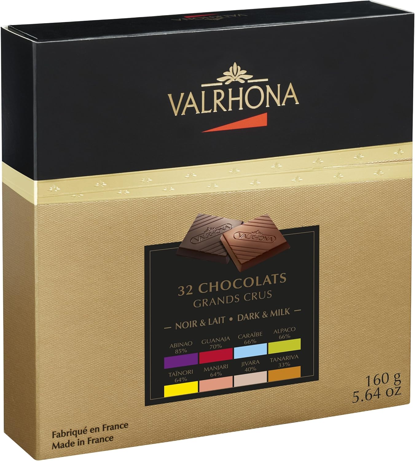 Valrhona Dégustation Grands Crus 160g Amazon.es Alimentación y