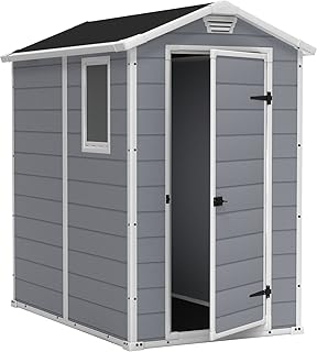 Keter Gerätehaus Manor 4x6 S, Grau, 3,8m³
