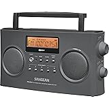 Sangean PR-D15 Digital Portable Stereo RDS Receiver Gray