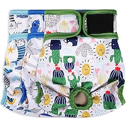 Grecle Washable Female Dog Diapers - Premium