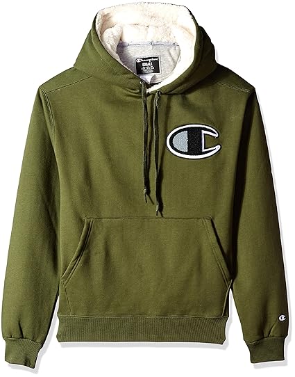 champion sherpa lined hoodie sweatshirt