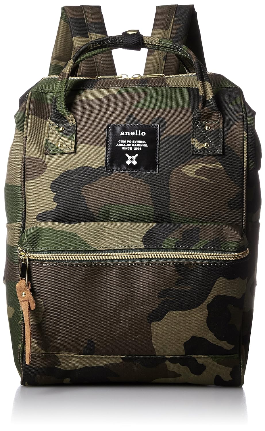 anello ATB0197B small backpack with side pockets camo Amazon.co.uk