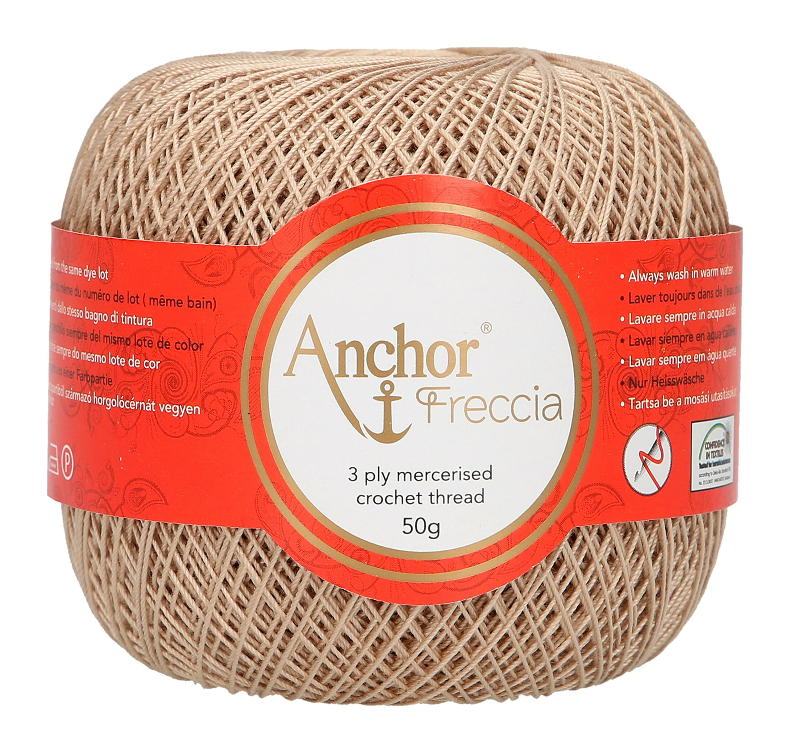 Anchor Crochet Yarn, Cotton, 388, Stärke 16