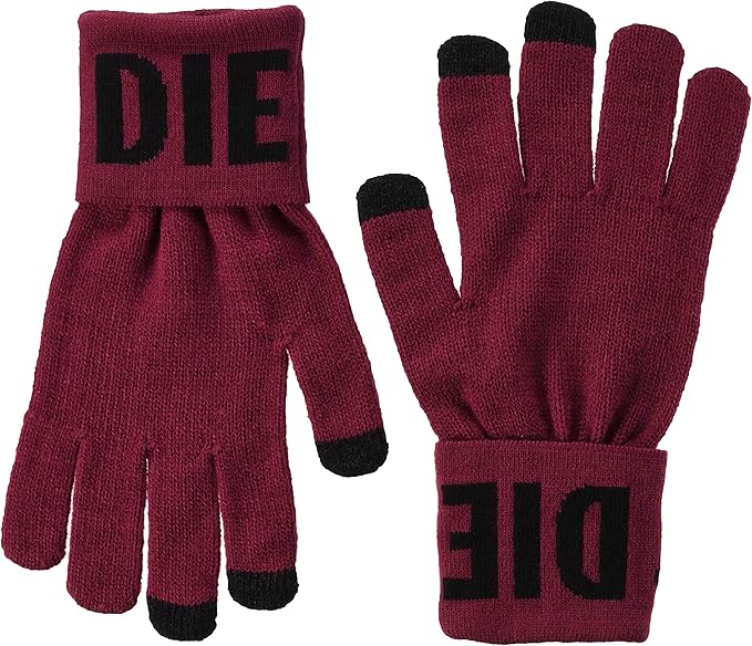 Amazon ディーゼル Diesel メンズ 手袋 ニットグローブ 00syqc0nabq 01 ボルドー 62w 手袋 通販
