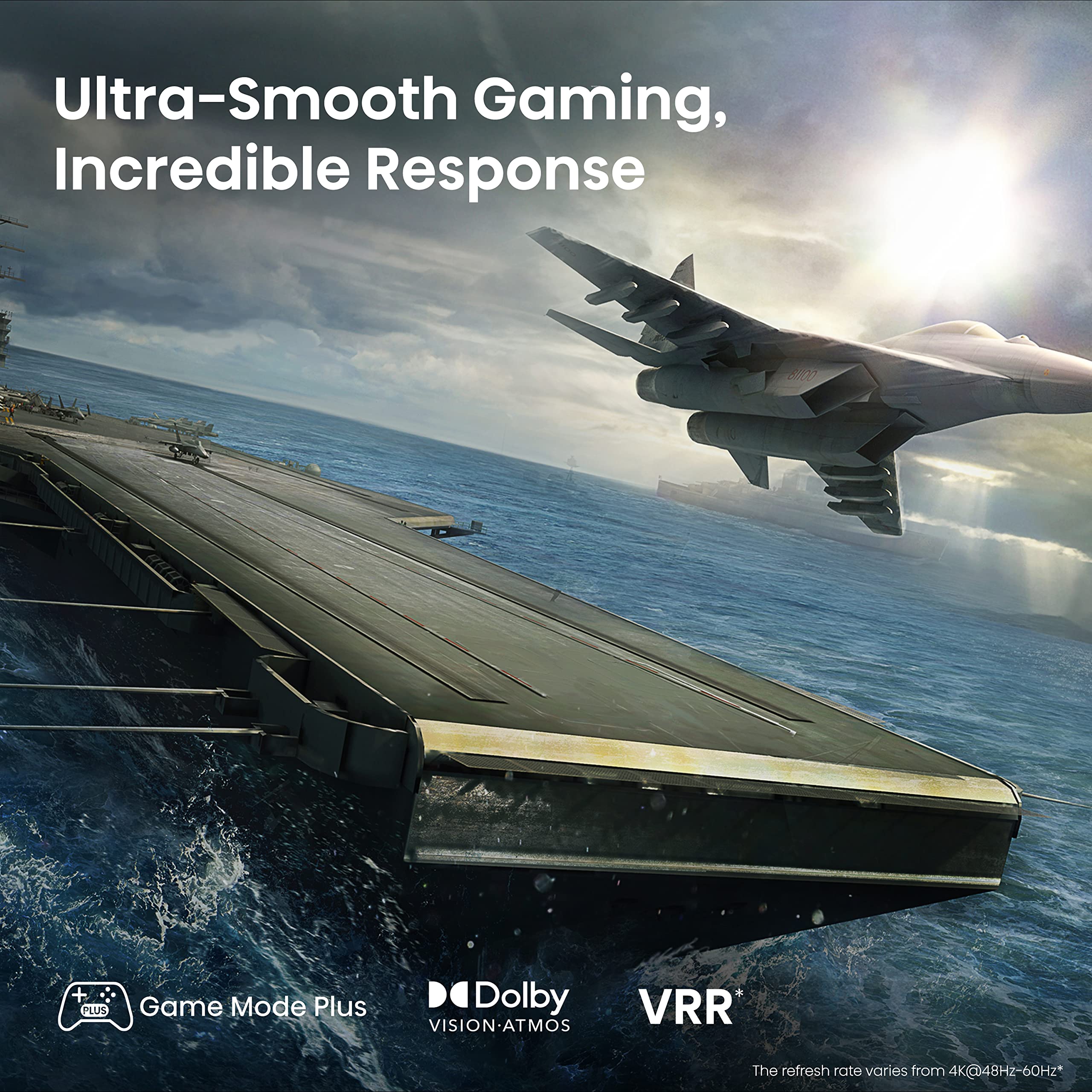 Hisense 55-Inch Class U6 Series Mini-LED ULED 4K UHD Google Smart TV (55U6K) - QLED, Full Array Local Dimming, Dolby Vision IQ，HDR 10+, VRR Game Mode Plus, 240 Motion Rate, Alexa Compatibility