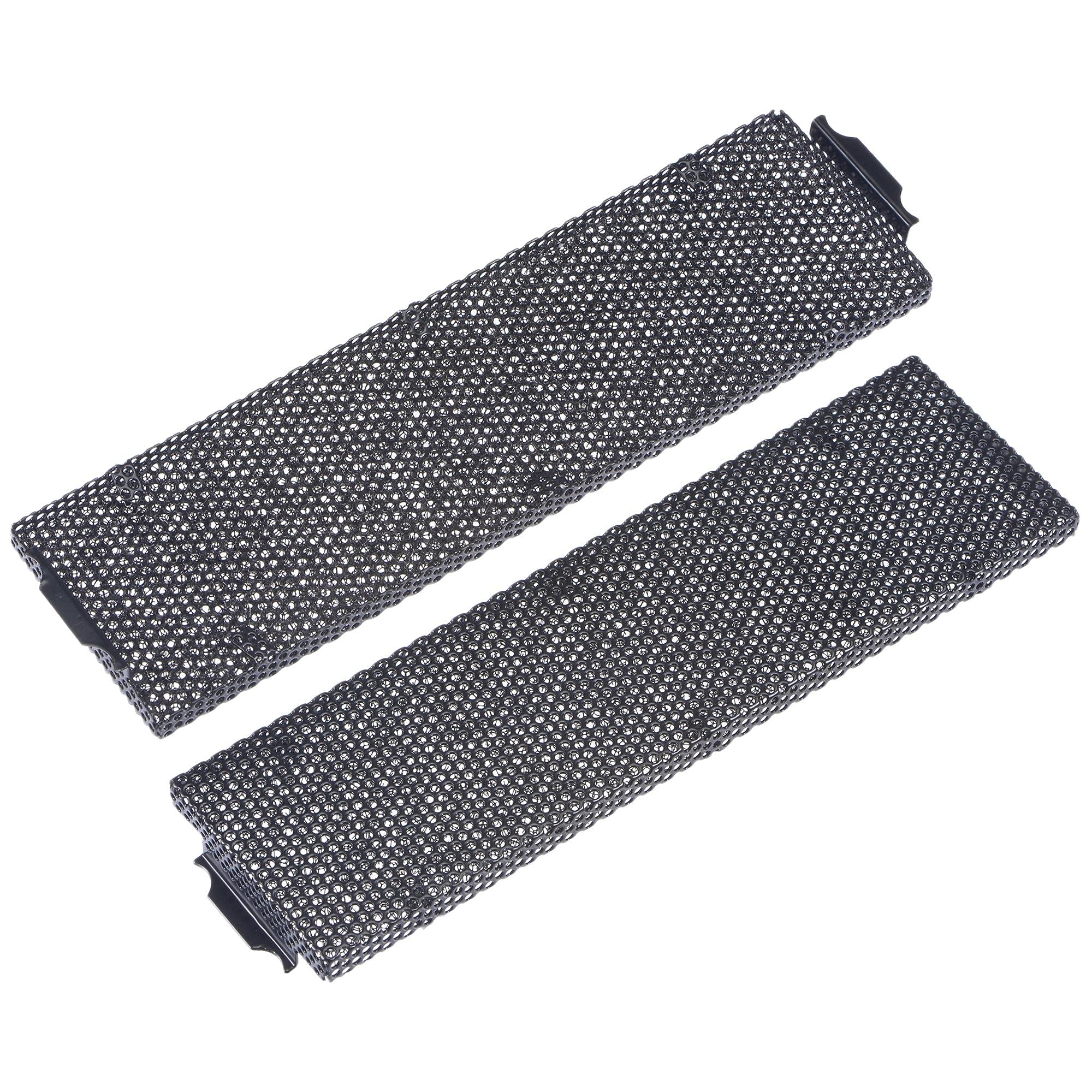 sourcing map Computer Dust Screen with Sponge for PC Case Airflow and Dustproof Black 2pcs