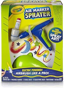Crayola Air Marker Sprayer Airbrush Kit 