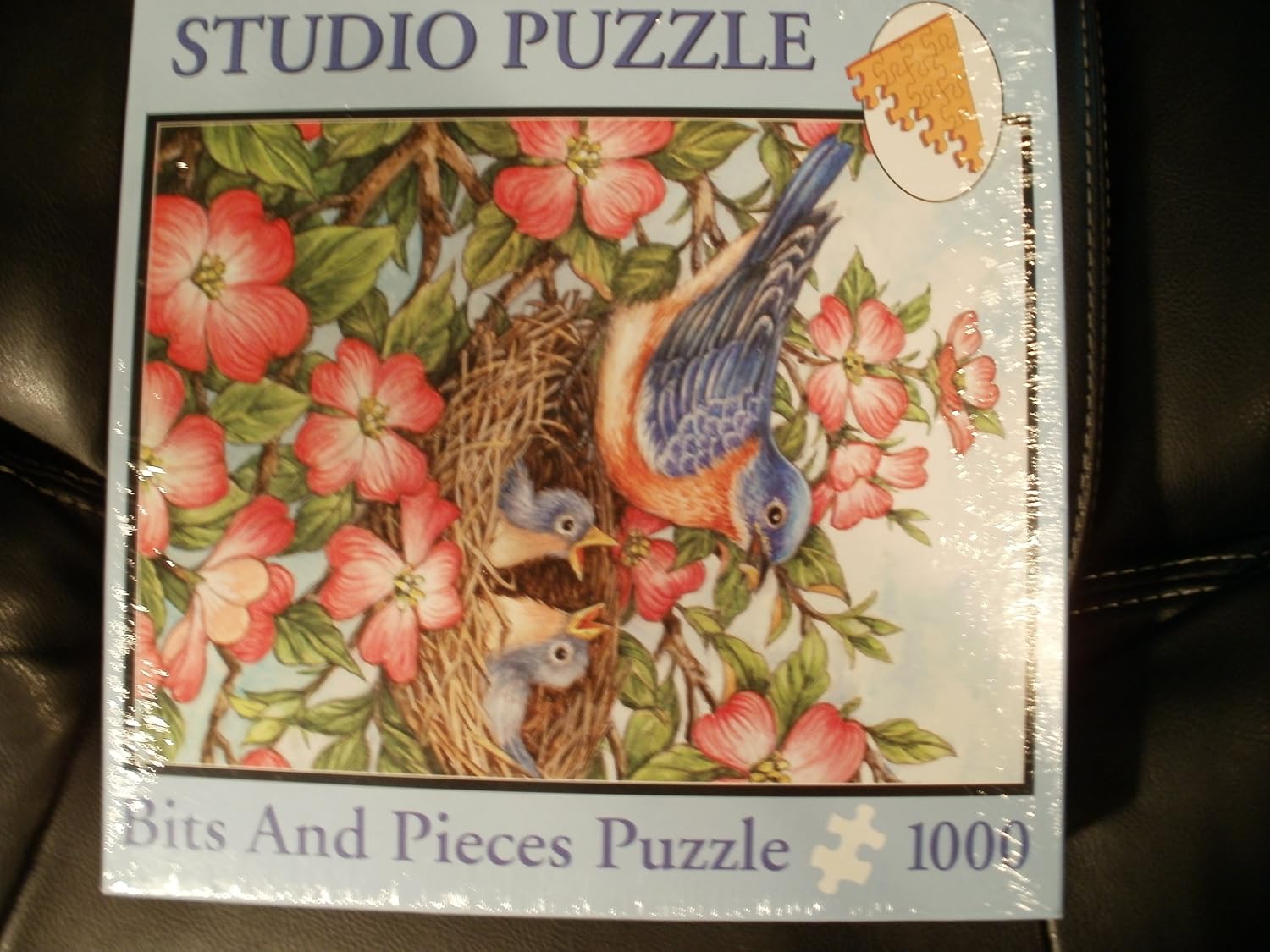 Studio Puzzle Bits and Pieces Puzzle 1000 Pieces Blue Birds