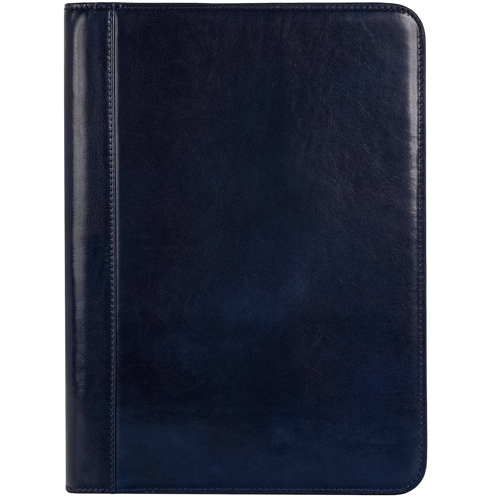 Leather Portfolio Folder A4 Document Case Business Padfolio Organizer Folio - Time Resistance