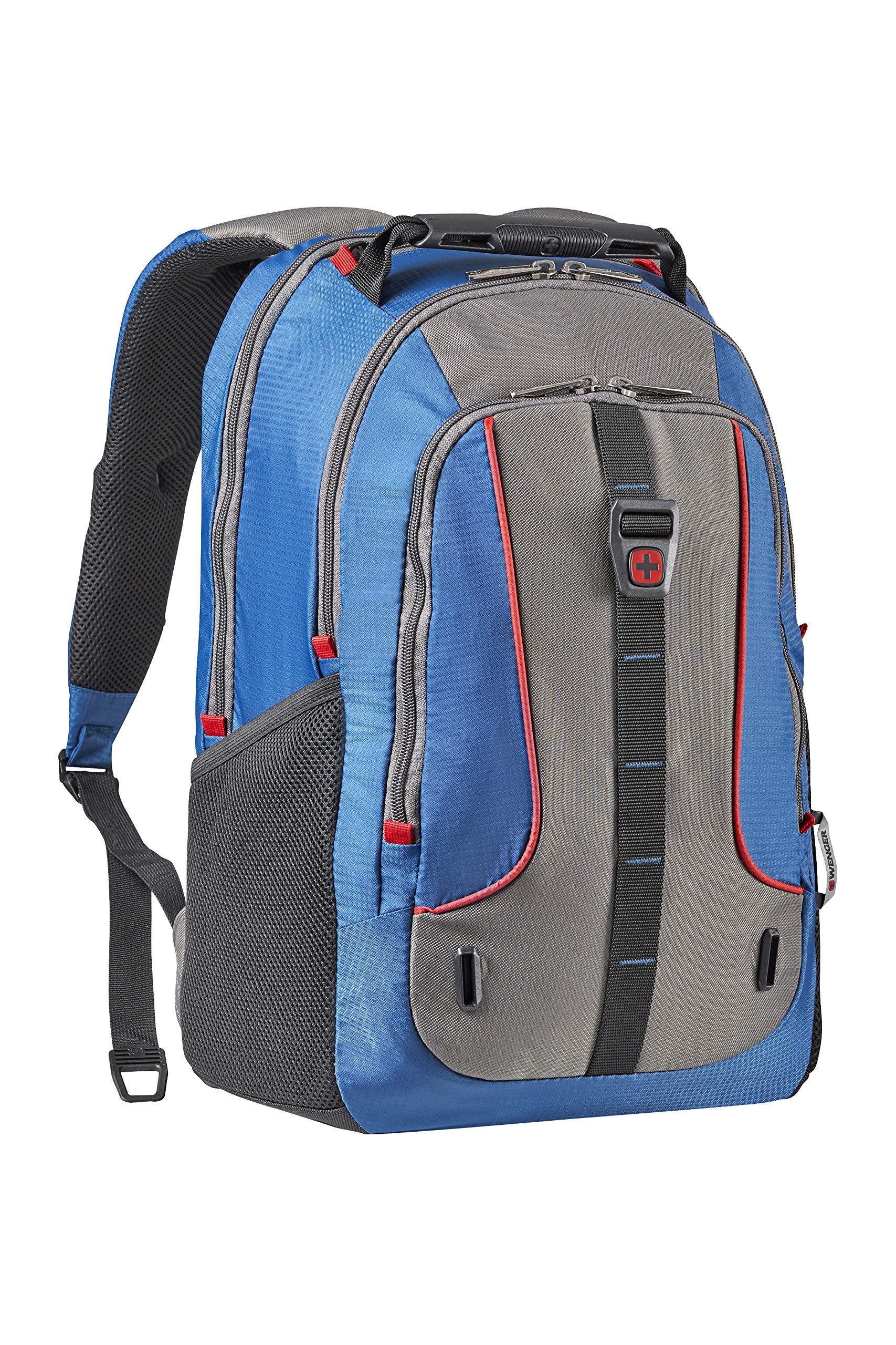 Wenger 602662 Enyo 15.6" Laptop Backpack, Padded laptop compartment with iPad/Tablet / eReader Pocket in Blue