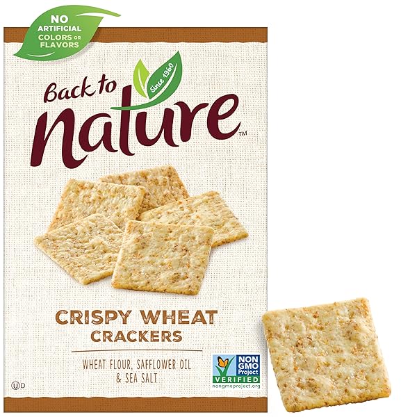 BACK TO NATURE CRISPY WHEAT CRACKERS – DAIRY...
